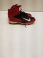 Nike Alpha Huarache 4 Keystone Baseball Cleats Red, Black, White 634626-016 Size 11.5 image number 2