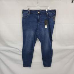 Liverpool Blue Cotton Blend Abby Ankle Skinny Jeans WM Size 22W NWT