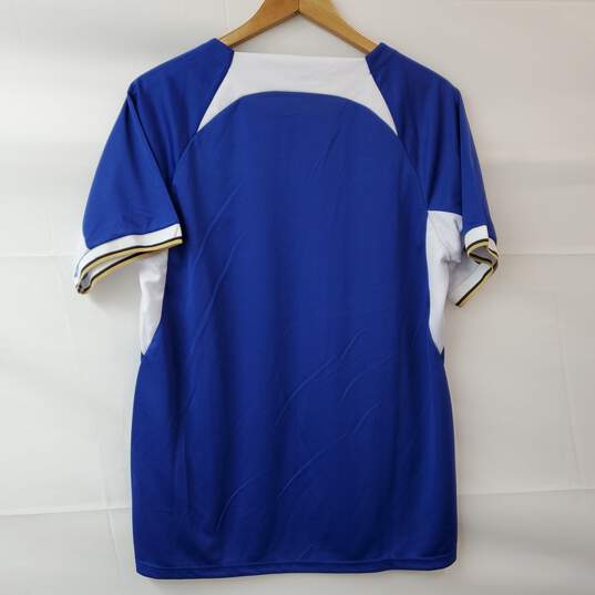 Chelsea London Football Club Short Sleeve Athletic Blue Shirt Medium NWT image number 2