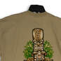 NWT Mens Brown Graphic Print Crew Neck Short Sleeve Pullover T-Shirt Size L image number 4