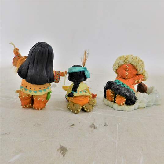VTG Enesco Friends of the Feather Figurines Gift of Generosity Canoe Be Five Too Eight Is Great image number 5