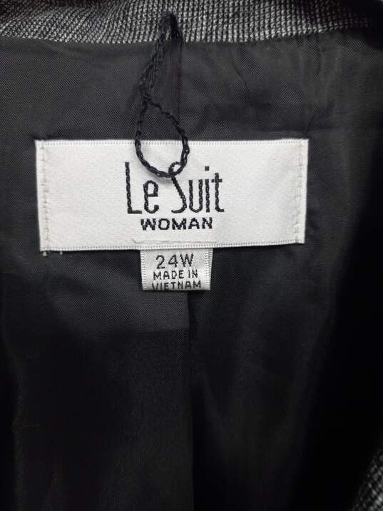 Women's Le Suit 2pc Pant Suit Set Sz 24W NWT image number 3