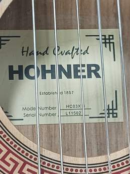 Hohner Acoustic Guitar & Case Model HC03X alternative image