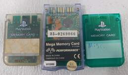 10 Count PS1 Memory Card Lot alternative image