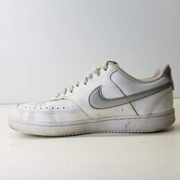 Nike Court Vision Low White Metallic Silver Women's Casual Shoes Size 8.5 alternative image