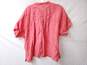 Eileen Fisher | Women's Coral Button-Up | Size L image number 3