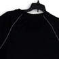 Womens Black Short Sleeve Round Neck Stretch Pullover T-Shirt Size XL image number 3