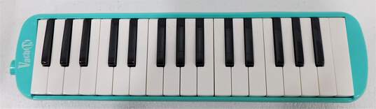 Vachan Brand 32-Key Green Melodica w/ Case and Accessories image number 2