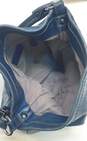 Frye Leather Melissa Hobo Shoulder Bag Blue image number 3
