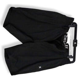 NWT Mens Black Flat Front Pockets Hybrid Walkshort Chino Shorts Size 34