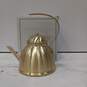 Rose & Fitzgerald Gold Tone Teapot w/Box image number 1