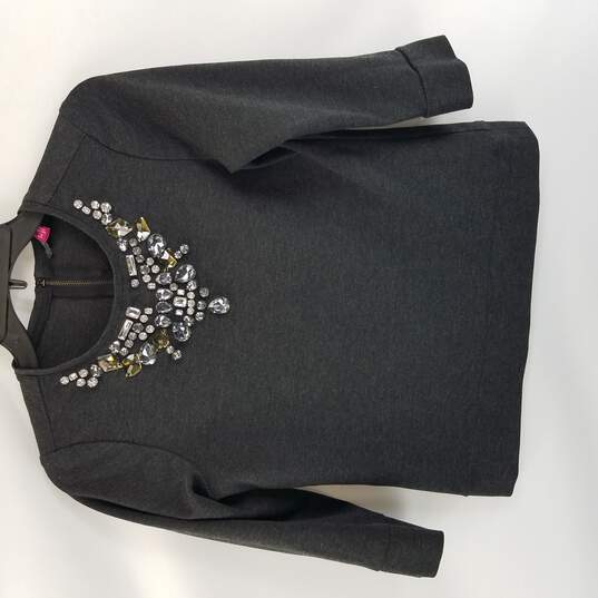 Vince Camuto Jeweled Long Sleeve XS image number 1
