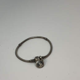 Designer Pandora S925 Sterling Silver Snake Chain Dangle Charm Bracelet alternative image