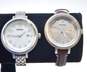 Fossil Silver/Gold Tone & Leather Band Watches AM4304/4305 156.8g image number 1