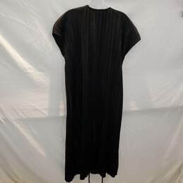 Stockholm Atelier & Other Stories Black Sleeveless Tie Waist Cardigan NWT Size 6 alternative image
