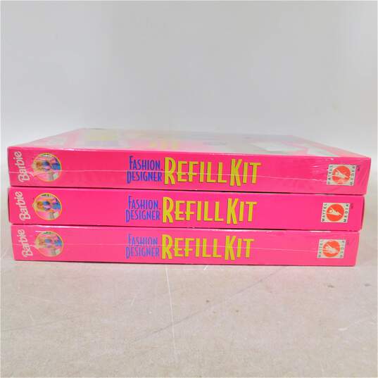 Lot of 3 Vintage Barbie Fashion Designer CD ROM REFILL KIT Media Mattel 1996 REFILL ONLY image number 3