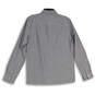 NWT Mens Gray Spread Collar Long Sleeve Button-Up Shirt Size X-Large image number 2