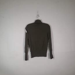 Mens Knitted Mock Neck Long Sleeve Pullover Sweater Size Medium alternative image