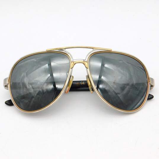 Dolce & Gabbana Gold Silver Aviator Sunglasses image number 9