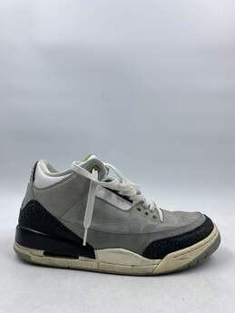 Nike Air Jordan 3 Grey Athletic Shoe Men 9.5 alternative image
