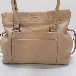 Kate Spade Pebble Leather Shoulder Bag Beige