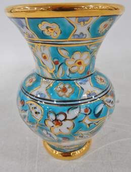 5in Vintage Handmade Pottery Vase From Rhodes Greece By IKaros Pottery