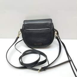 Rebecca Minkoff Black Leather Mini Crossbody Saddle Bag alternative image