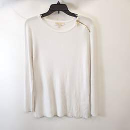 Michael Kors Women White Long Sleeve XL