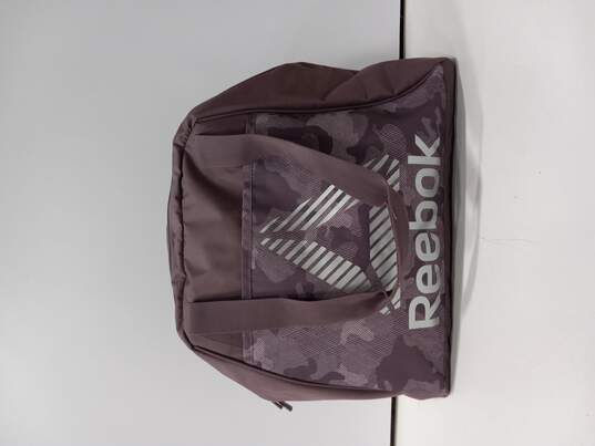 Reebok Purple Camo Pattern Gym Bag image number 1