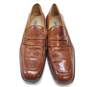 Johnston & Murphy Brown Leather Loafers US 10M image number 5