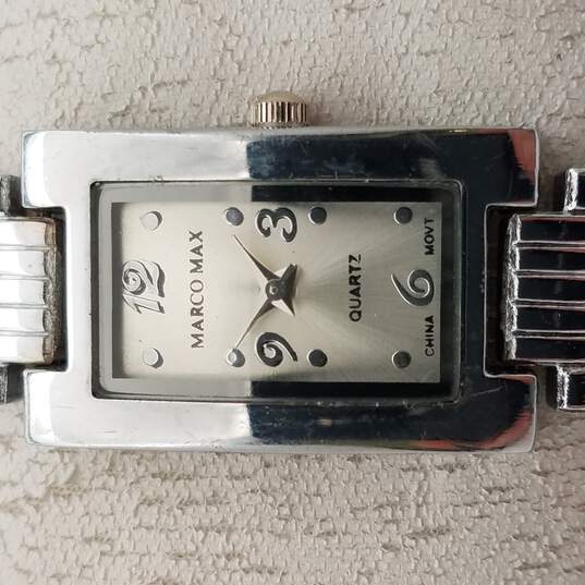 Marco & Max Silver Tone 28mm Quartz Watch NOT RUNNING image number 1