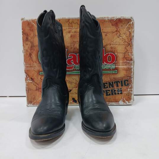 Laredo Black Western Boots Men's Size 7.5D image number 1