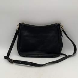 Kate Spade NY Womens Black Leather Jackson Street Mylie Zip Crossbody Bag