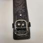 Black Leather Holster Drop Belt image number 4