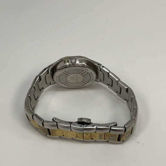 Designer Skagen SKW2104 Two-Tone Round Dial Chain Strap Analog Wristwatch image number 5