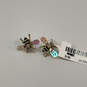 NWT Designer Betsey Johnson Gold-Tone Rhinestone Bumble Bee Stud Earrings image number 2
