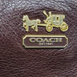 Coach Madison Hailey Brown Leather Satchel Bag 14304 alternative image