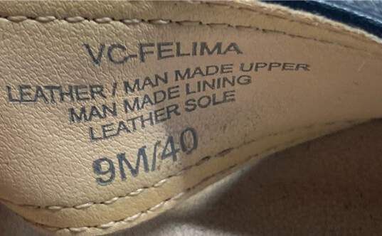 Vince Camuto Felima Leather Transparent Strap Heels Black 9 image number 7