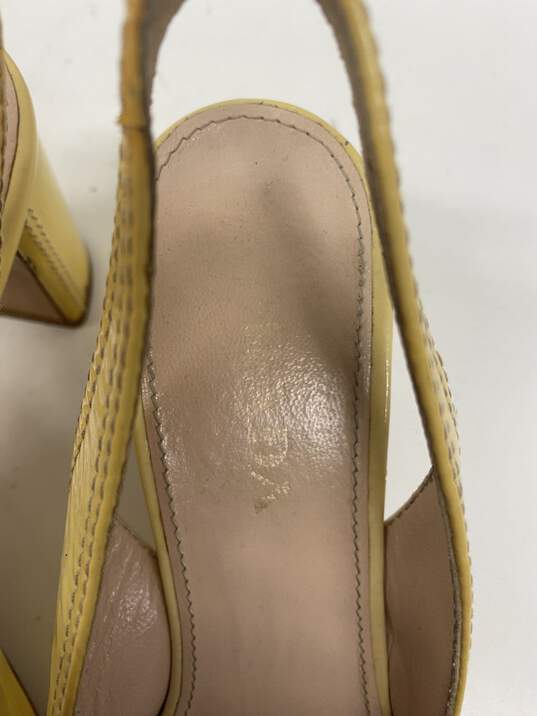 Prada Yellow heel Heel Women 7 image number 8