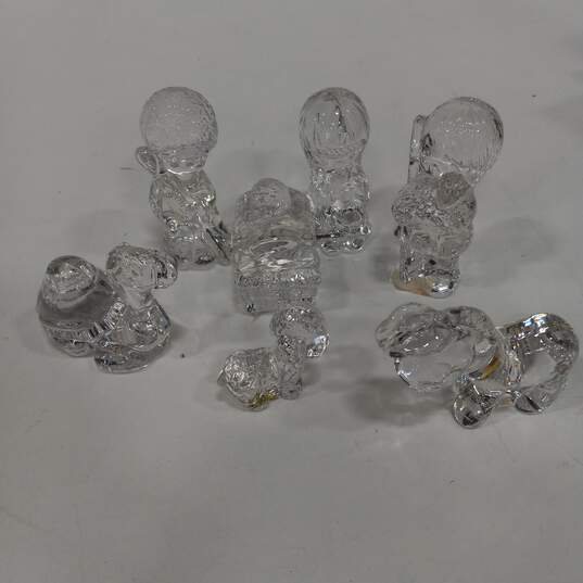 4PC The Enesco Precious Moments Crystal Nativity Bundle IOB image number 2