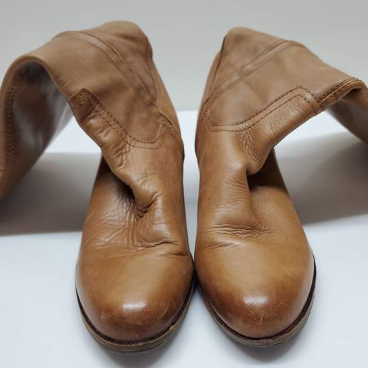 Sam Edelman Loren Brown Leather Knee High Boots Women Size 7.5M image number 3