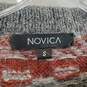 Novica Mens 100% Alpaca Pull Over Sweater Size S Round Neck image number 2