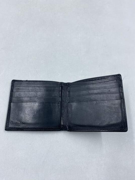 Authentic Christian Dior Black Bi-Fold Wallet image number 6