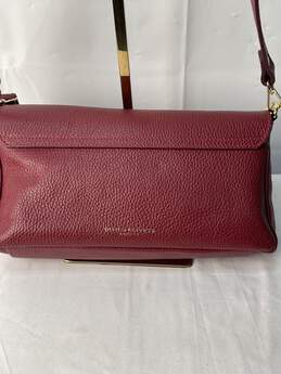 Divina Firenze Ruby Leather Envelope Purse w/Shoulder Strap alternative image