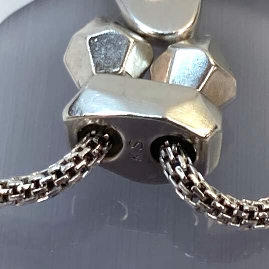 Designer Kendra Scott Gold-Tone Fashionable Toggle Pendant Necklace image number 4
