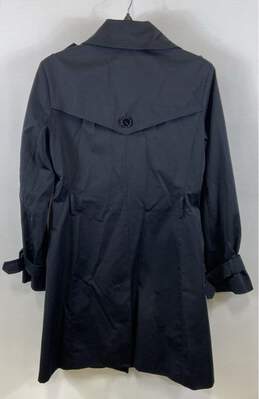London Fog Womens Navy Blue Pockets Adjustable Long Sleeve Trench Coat Size S alternative image