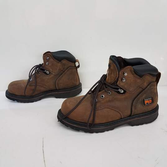 Timberland PRO Pit Boss Steel Toe Work Boots Size 10.5M image number 3