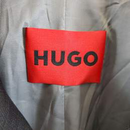 Hugo Boss Men Black Plaid Bomber Jacket Sz 40R NWT alternative image