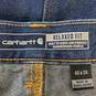 Carhartt Men Blue Jeans Sz 40x34 image number 3