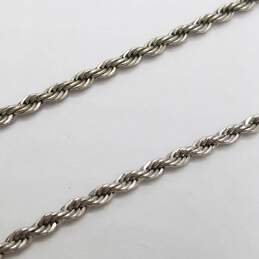 Sterling Silver Rope Chain 30" Necklace 13.0g alternative image